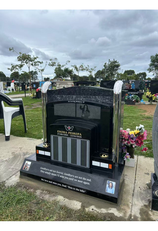 Truck Headstone 0172