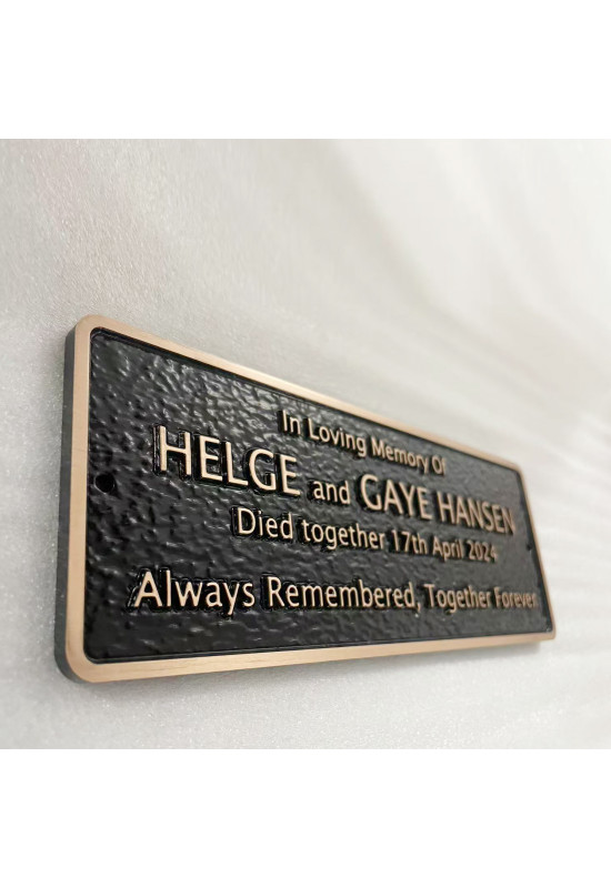 Bronze plaque 0079 (90X70mm)